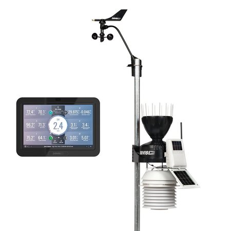 DAVIS INSTRUMENTS Davis Vantage Pro2 Wireless Weather Station w/WeatherLink Console &amp; 24hr Fan Aspirated Radiation 6253